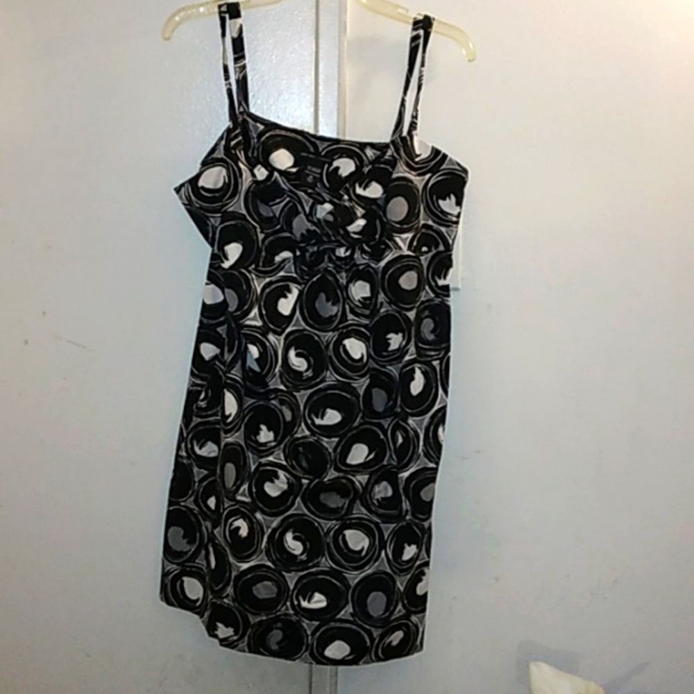Black and white dress